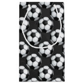 Zwart-wit Voetbal Klein Cadeauzakje (Achterkant)