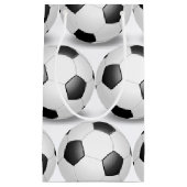 zwart-wit voetbal klein cadeauzakje (Voorkant)