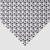 Zwart-wit Voetbal Tissuepapier (Detail)