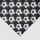 Zwart-wit Voetbal Tissuepapier (Detail)