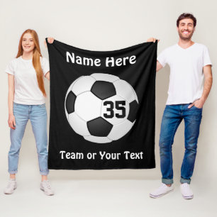 Zwart-wit, voetpaden gepersonaliseerd fleece deken
