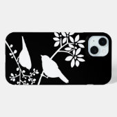 Zwart-wit Vogels Aangepaste iPhone 6 hoesje (Achterkant (horizontaal))
