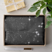 Zwart Wit Vonk Glitter Wit Delicate Favor Tissuepapier (Geschenk)