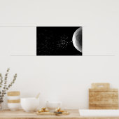 Zwart-wit voorbeeld van bemesting poster (Keuken)