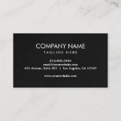 zwart wit Vorkheftruck, Logistiek - Professioneel Visitekaartje (Achterkant)