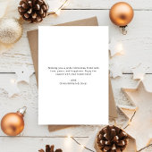 Zwart-wit vrede op aarde Kerstboog Foto Feestdagenkaart