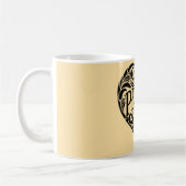ZWART-WIT VREDESHART KOFFIEMOK (Links)