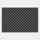 Zwart-wit Vreugde Vakantie Inpakpapier Vel (Voorkant 2)