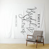 Zwart-wit Vrijgezellenfeest foto achtergrond Wandkleed (In Situ (horizontaal))