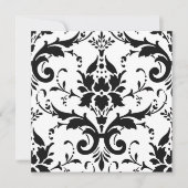 Zwart-wit Vrijgezellenfeest Inv Kaart (Voorkant)