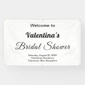 Zwart-wit Vrijgezellenfeest Thema Rechthoek Spandoek (Horizontaal)