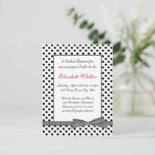 Zwart wit Vrijgezellenfeest van de pungoboog Kaart (Staand voorkant)