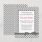 Zwart wit Vrijgezellenfeest van de pungoboog Kaart (Voorkant / Achterkant)