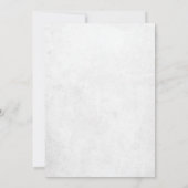  zwart-wit vrijgezellenuitnodiging kaart (Achterkant)