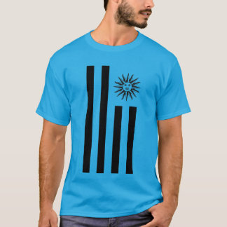 ZWART-WIT VRIJHEID PATRIOT DESIGN T-SHIRT