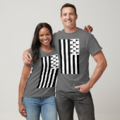 ZWART-WIT VRIJHEID PATRIOT DESIGN T-SHIRT (Unisex)