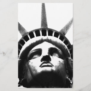 Zwart-wit Vrijheidsbeeld Briefpapier