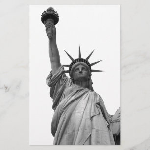 Zwart-wit Vrijheidsbeeld Briefpapier