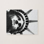 Zwart-wit Vrijheidsbeeld Legpuzzel (Horizontaal)