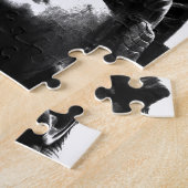 Zwart-wit Vrijheidsbeeld Legpuzzel (Zijkant)