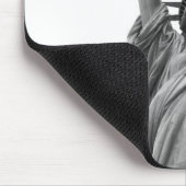 Zwart-wit Vrijheidsbeeld Muismat (Hoek)