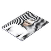 Zwart-wit Vrouw illustratie Notitieboek (Linkerzijde)