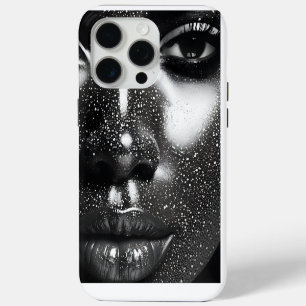 Zwart-wit vrouwenportret iPhone 15 pro max case