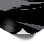 Zwart-wit vrouwenportret perfect poster (Hoek)