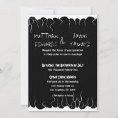 Zwart-wit vuur kaart (Voorkant)