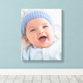 Zwart-wit wandcanvas foto canvas afdruk (Insitu (Houten vloer))