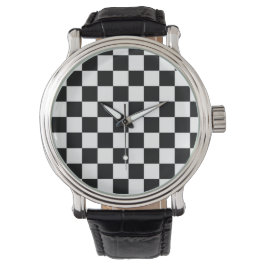Zwart-wit wandklok horloge