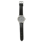 Zwart-wit wandklok horloge (Vlak)