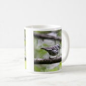 Zwart-wit Warbler Koffiemok (Voorkant rechts)