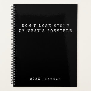 Zwart Wit Wat is mogelijke bemoedigende tekst Planner
