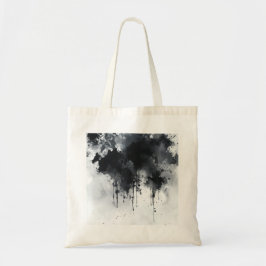 Zwart-wit Waterverf print 2 Tas