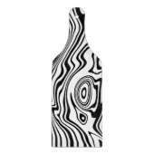 Zwart-wit Wavy gestreepte snijplank (Voorkant)