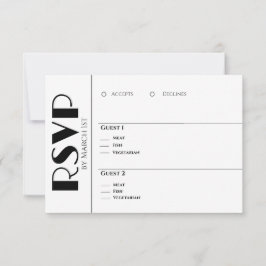 Zwart-wit-We Do-Wedding Ringen- RSVP Kaartje