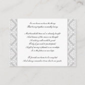 "zwart-wit" wenskaarten informatiekaartje (Achterkant)