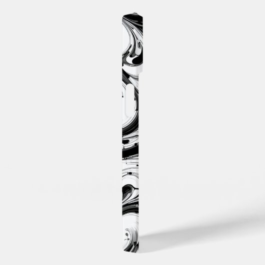 Zwart-wit wervelende iPhone / iPad-hoesje Case-Mate iPhone Case (Achterkant / Rechts)