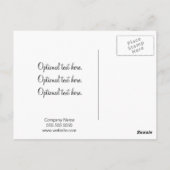 Zwart-wit wervelingen:: Zakelijke ansichtkaart Tem Briefkaart (Achterkant)
