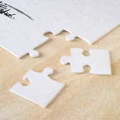 Zwart-wit West Palm Beach & Palm design Legpuzzel (Zijkant)