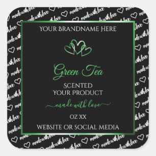 Zwart Wit Wide Wolk de Etiketten van het Product G