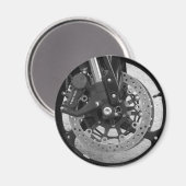 Zwart & Wit Wiel Magneet (Voorkant / Achterkant)