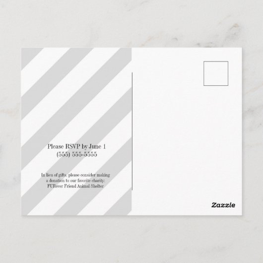 Zwart & Wit Wij Hernieuwen Nog Steeds onze Gelofte Briefkaart (Achterkant)