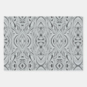 ZWART-WIT WIKKELPAPIER INPAKPAPIER VEL (Voorkant)