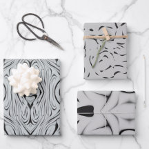 ZWART-WIT WIKKELPAPIER