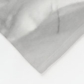 Zwart-wit Winter Mountain Lake Cabin Foto Fleece Deken (Hoek)