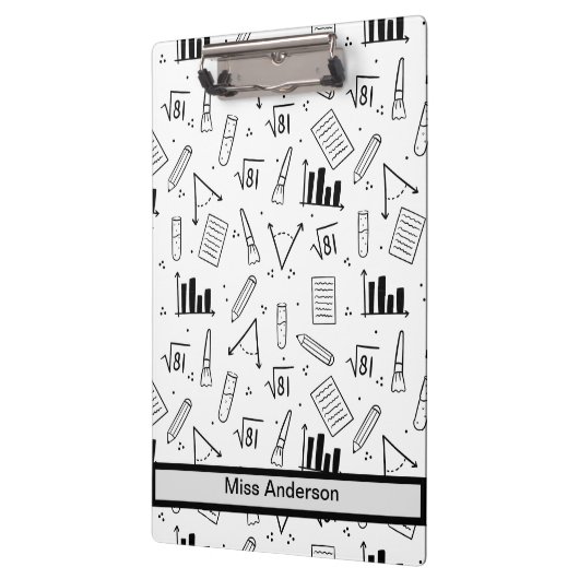 Zwart-wit Wiskunde Thema  Leraar's Klembord (Links)