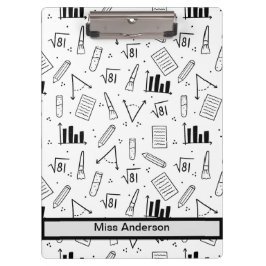 Zwart-wit Wiskunde Thema  Leraar's Klembord