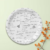 Zwart-wit Wiskunde Vergelijkingen Graphics Party Papieren Bordje